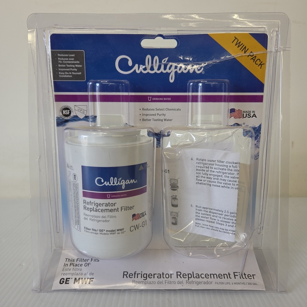 Culligan CUGMW Refrigerator Water Filter |‎ Replacement for GE (MWF) | Replace